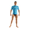 Rash Guard Raa Corto Evo Hombre Azul Claro S Seac 155-31-S