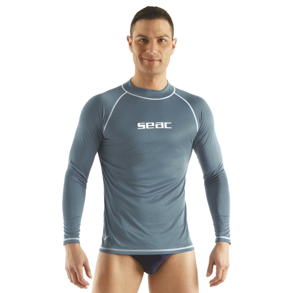 Rash Guard T-Sun Largo Hombre Gris XXL Seac 155-36-XL