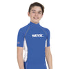 Rash Guard Raa Short Niños Evo Azul 12 Años Seac 155-4-12