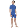 Rash Guard Raa Short Niños Evo Azul 12 Años Seac 155-4-12