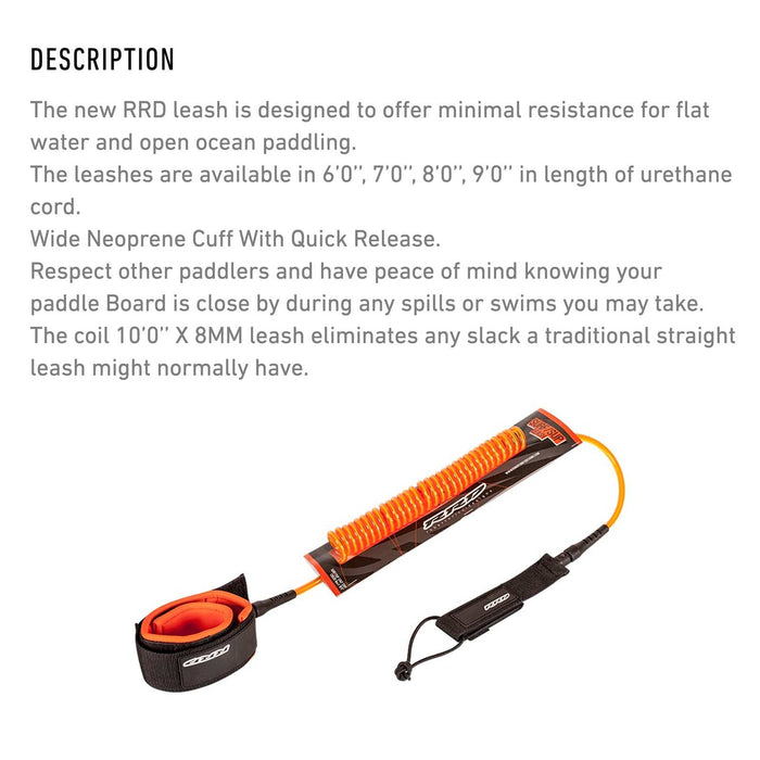 Leash de Surf con Puño Enrollado 8x10'' RRD 15HCHSLH10