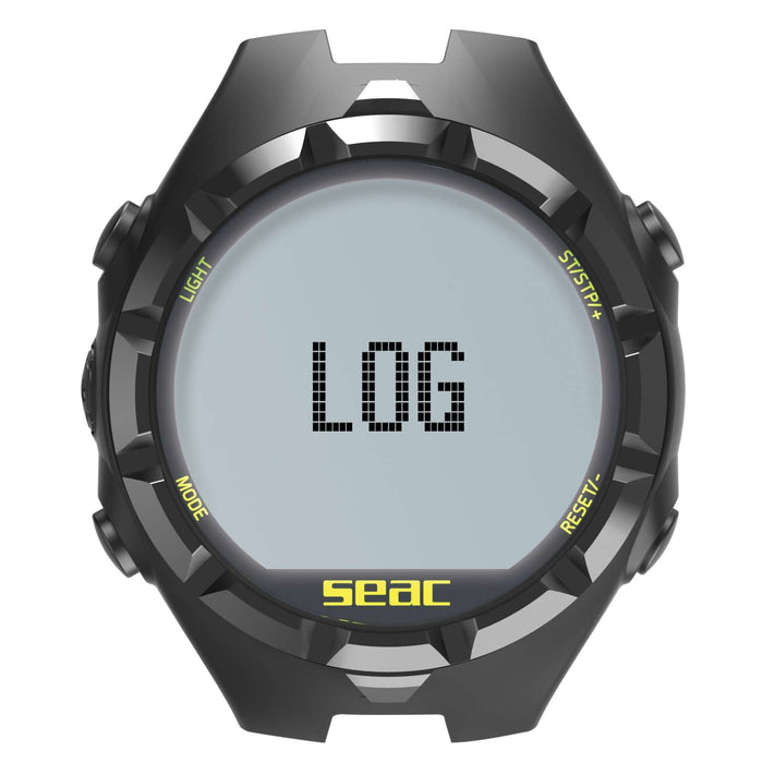 Ordenador de Apnea Freediving Hr Negro-Amarillo Seac 160-31NY