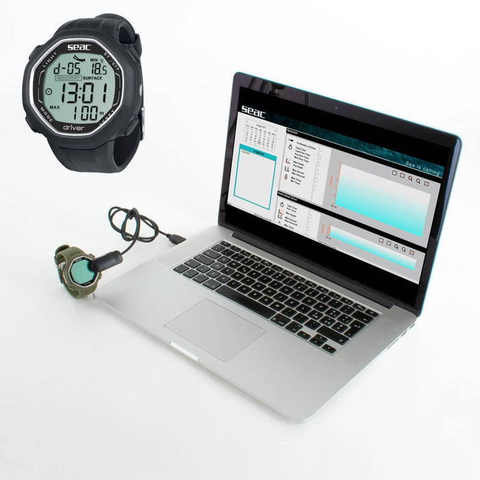 Ordenador Freediving Driver Up Negro Seac 160-3N