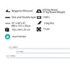 Tabla de Paddle Surf Big Sup 16' Una Capa 1300l Kohala 1655