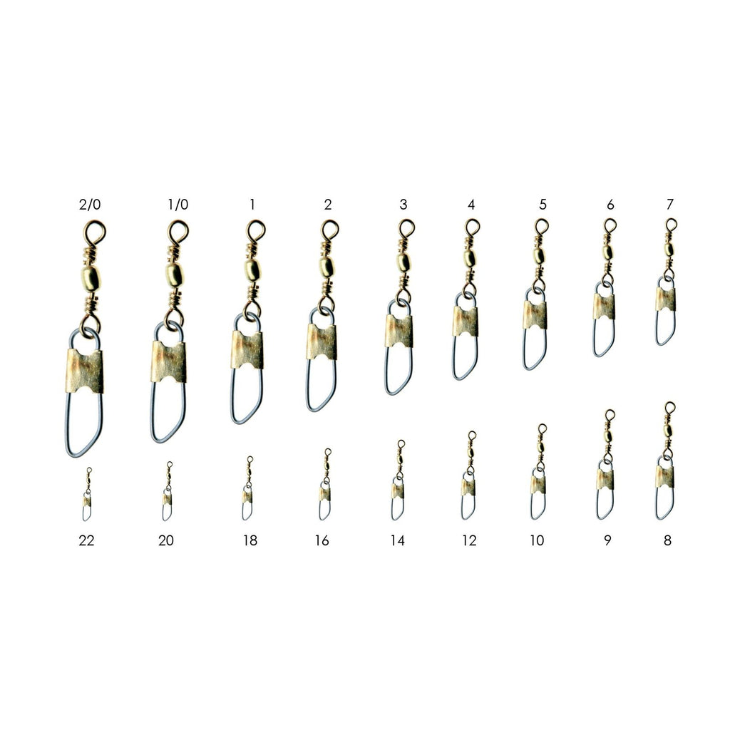 Mosquetones con Snap 12pcs Dorado №18 Expert Predator 16715