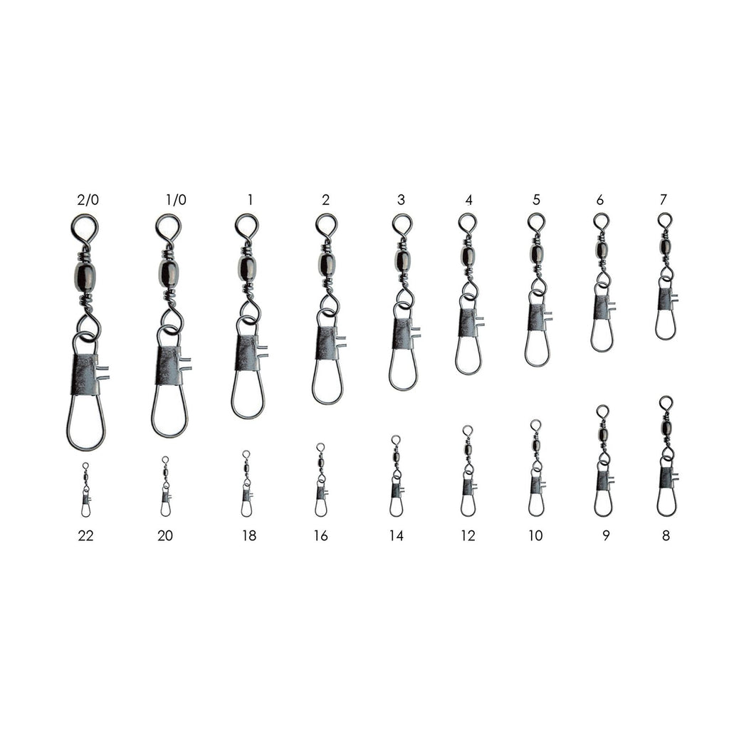 Mosquetones con Interlock 12pcs Negro №12 Expert Predator 16732