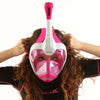 Máscara de buceo de cara completa Magica Blanca-Rosa S-M Seac 170-10WP-SLT