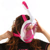 Máscara de buceo de cara completa Magica Blanca-Rosa S-M Seac 170-10WP-SLT