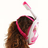 Máscara de buceo de cara completa Magica Blanca-Rosa S-M Seac 170-10WP-SLT