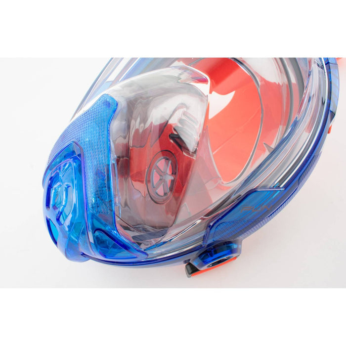 Máscara de buceo de cara completa Magica Gris-Azul-Naranja XS-S Seac 170-14BO-SLT