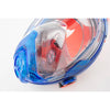 Máscara de buceo de cara completa Magica Gris-Azul-Naranja XS-S Seac 170-14BO-SLT