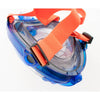 Máscara de buceo de cara completa Magica Gris-Azul-Naranja XS-S Seac 170-14BO-SLT
