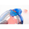 Máscara de buceo de cara completa Magica Gris-Azul-Naranja XS-S Seac 170-14BO-SLT