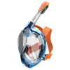 Máscara de buceo de cara completa Magica Gris-Azul-Naranja XS-S Seac 170-14BO-SLT