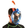 Máscara de buceo de cara completa Magica Gris-Azul-Naranja L-XL Seac 170-9BO-SLT
