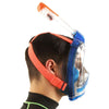 Máscara de buceo de cara completa Magica Gris-Azul-Naranja L-XL Seac 170-9BO-SLT