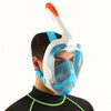 Máscara de buceo de cara completa Magica Blanca-Azul-Naranja L-XL Seac 170-9WO-SLT