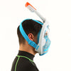 Máscara de buceo de cara completa Magica Blanca-Azul-Naranja L-XL Seac 170-9WO-SLT