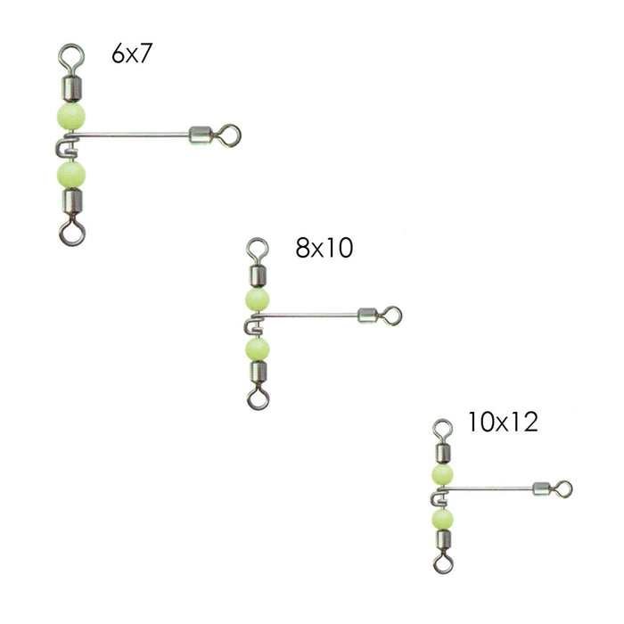 Grapas Giratorias Con Brazo Rotatorio 6pcs 6x7 Expert Predator 17802