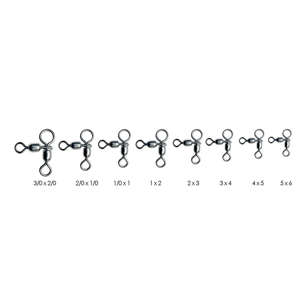 Giratorios de grúa de tres vías 12 piezas 2x3 Expert Predator 18823