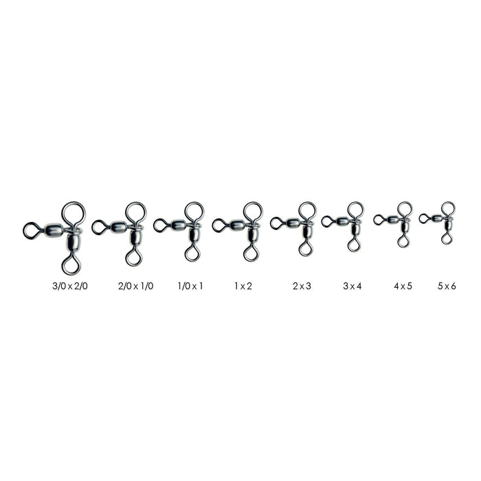 Giratorios de grúa de tres vías 12 piezas 2x3 Expert Predator 18823