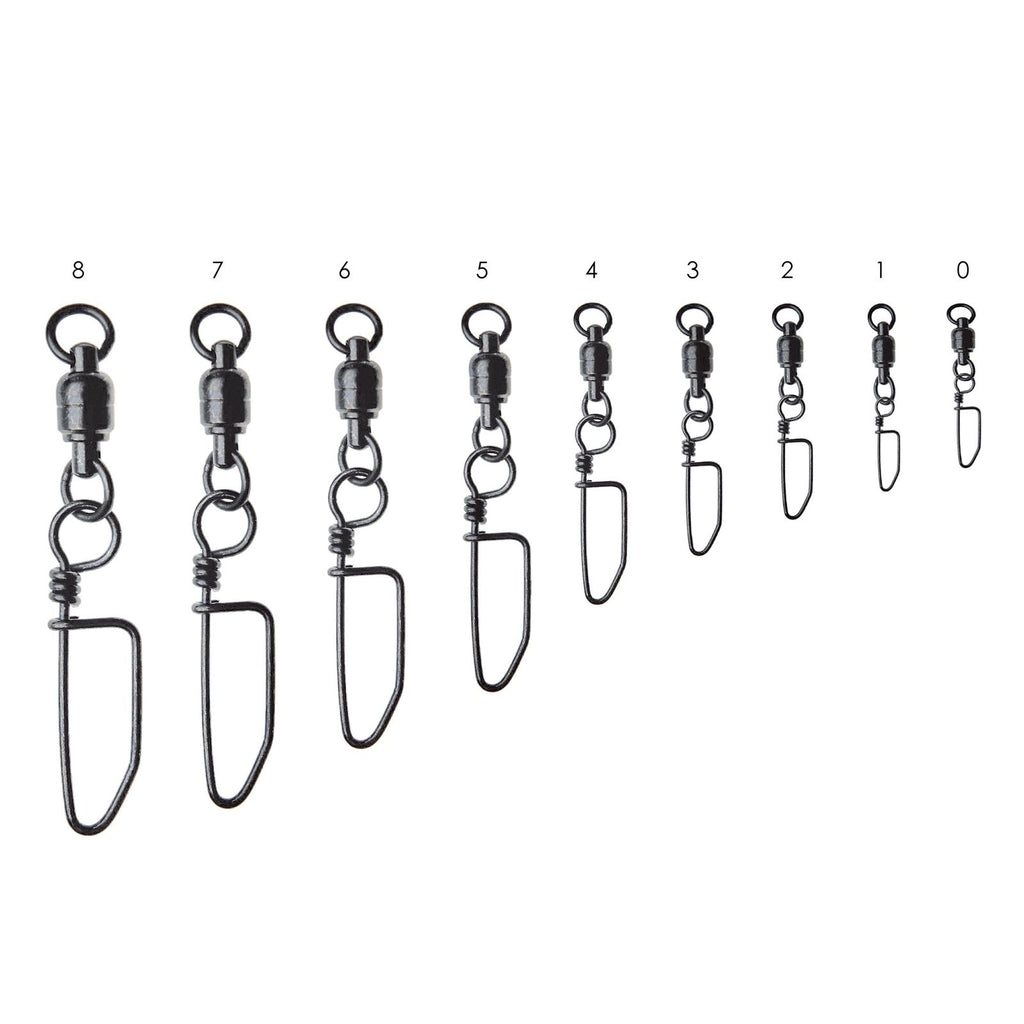 Paquete de 4 giratorios con snap acero inoxidable №3 Expert Predator 18861