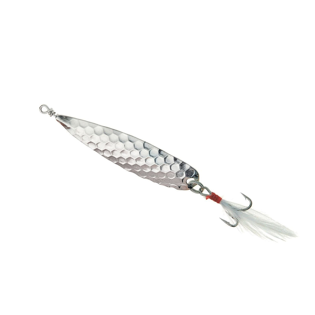 Cucharilla de Pesca Bombardero Con Pluma Martillada 1 55mm Experto Depredador 19111