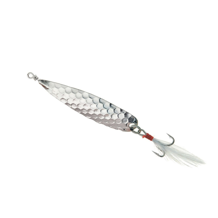 Cucharilla de Pesca Bombardero Con Pluma Martillada 1 55mm Experto Depredador 19111