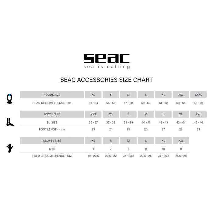 Calcetas estándar Hd 5mm XXL Seac 21-17-5-XXL