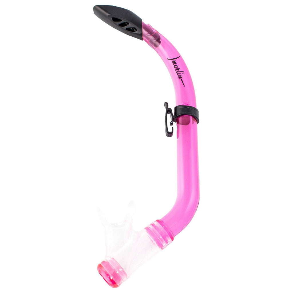 Tubo de snorkel para niños junior rosa-translúcido Marlin 213175