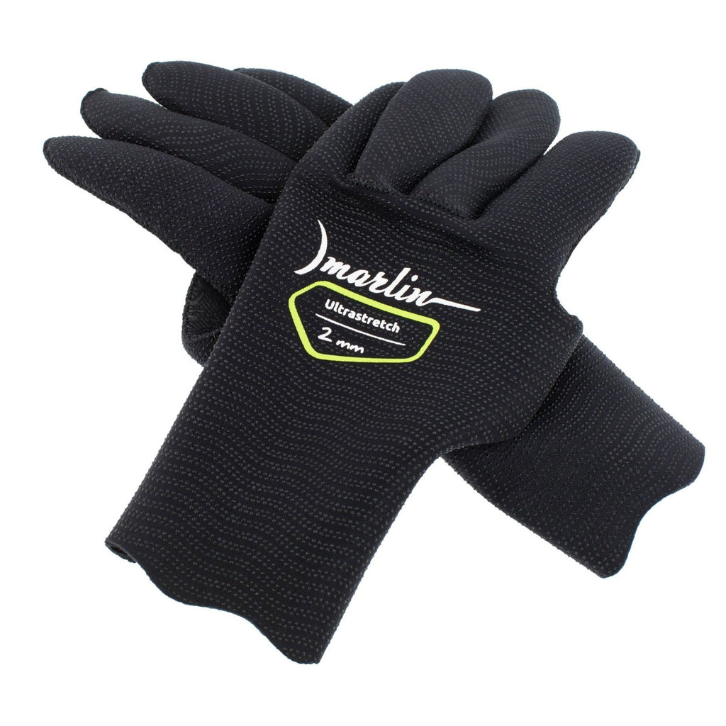 Guantes de buceo Ultrastretch 2mm Negro Tamaño M Marlin 213178