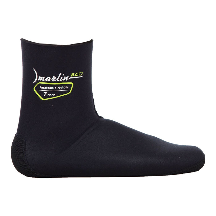 Calcetines Anatómicos para Esnórquel Nylon Eco 3mm Negros Talla S Marlin 213460