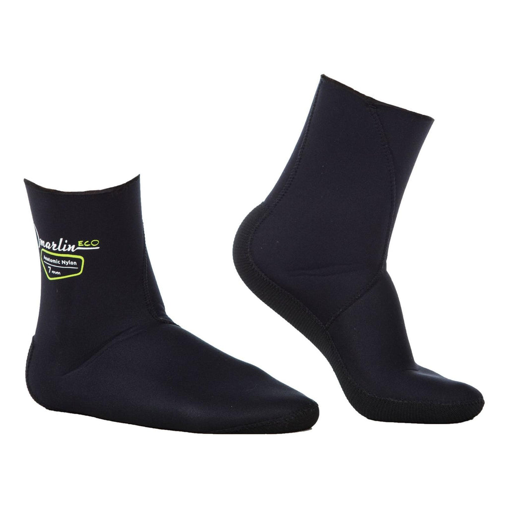 Calcetines Anatómicos para Esnórquel Nylon Eco 3mm Negros Talla XXL Marlin 213464