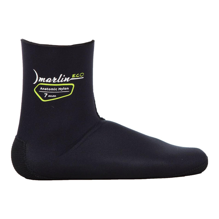 Calcetines Anatómicos para Esnórquel Nylon Eco 3mm Negros Talla XXL Marlin 213464