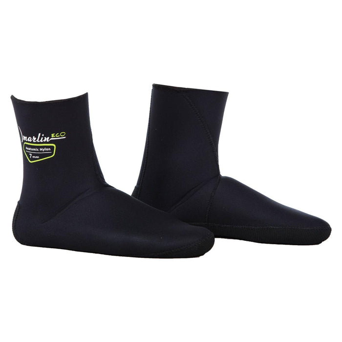 Calcetines Anatómicos para Esnórquel Nylon Eco 3mm Negros Talla XXL Marlin 213464