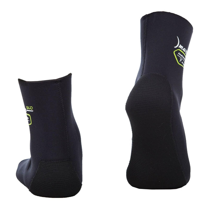 Calcetines Anatómicos para Esnórquel Nylon Eco 3mm Negros Talla XXL Marlin 213464