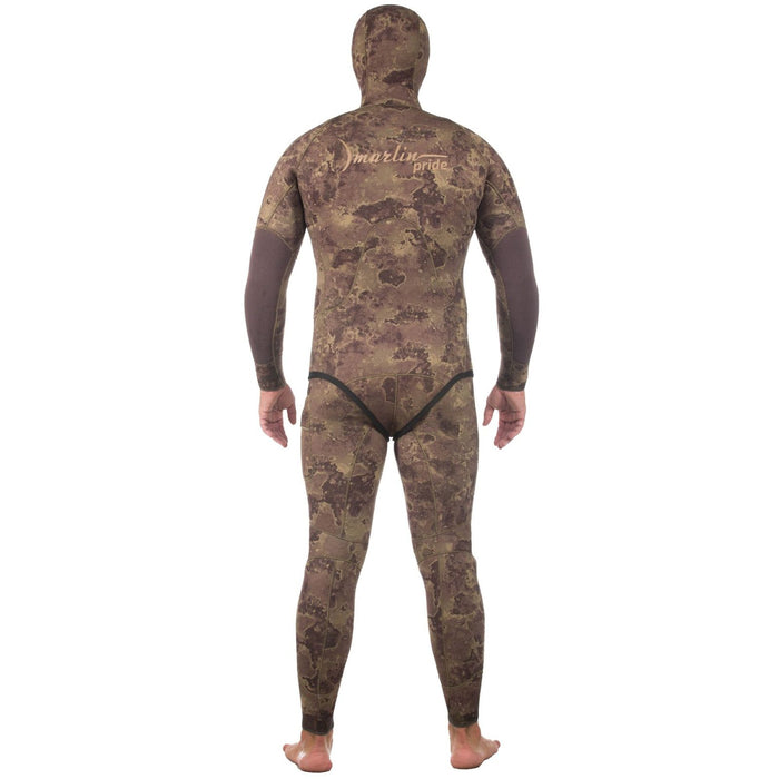 Traje de Neopreno Completo para Esnórquel Pride Hombre 5mm Camuflaje Olivo Talla XL Marlin 213585
