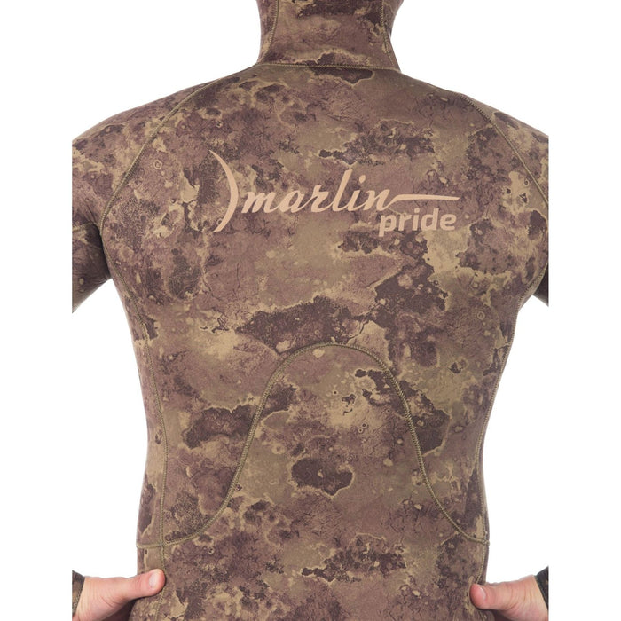 Traje de Neopreno Completo para Esnórquel Pride Hombre 5mm Camuflaje Olivo Talla XL Marlin 213585