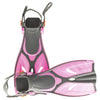 Aletas de snorkel Joy Niños Rosas Talla S-M-27-31 Marlin 214164