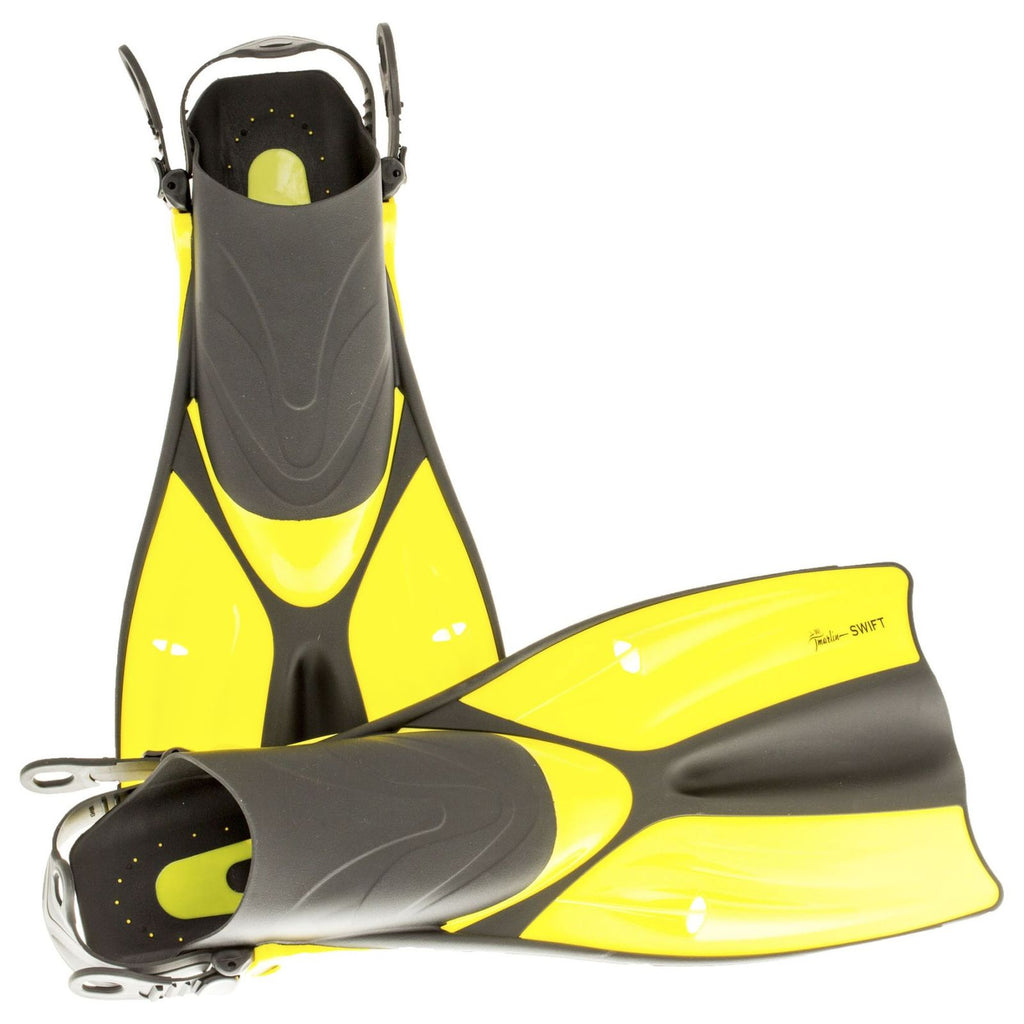 Aletas de snorkel Swift Amarillas Talla L-XL-42-46 Marlin 214167