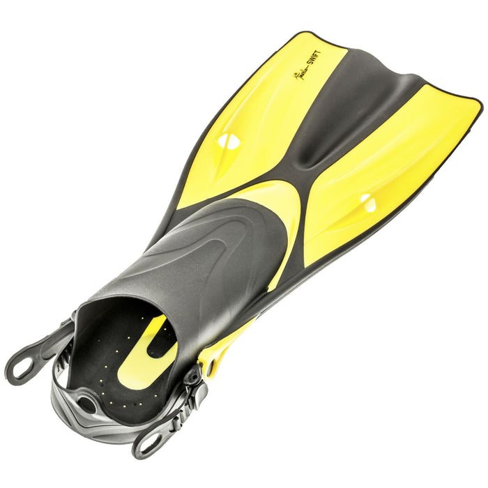 Aletas de snorkel Swift Amarillas Talla L-XL-42-46 Marlin 214167