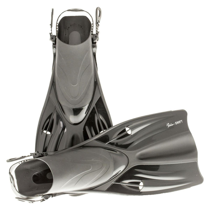 Aletas de snorkel Swift Negras Talla L-XL-42-46 Marlin 214170