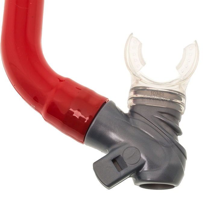 Tubo de snorkel Joy para niños rojo-plata Marlin 214181