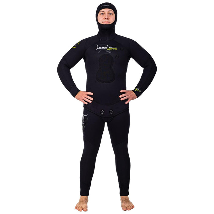 Traje de Buceo Completo Pesca Submarina Pro Skiff Hombre 7mm Negro Talla M Marlin 215451