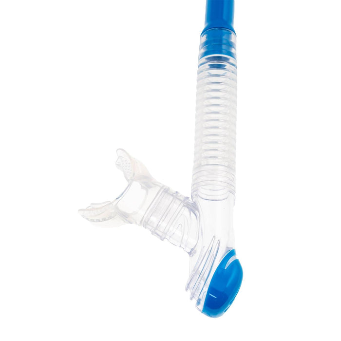 Tubo de snorkel seco Duo azul-translúcido Marlin 216275