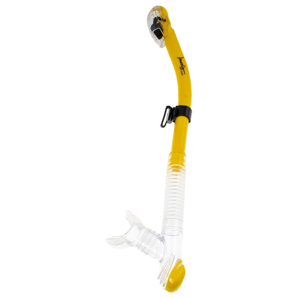 Tubo de snorkel seco Duo amarillo-translúcido Marlin 216276