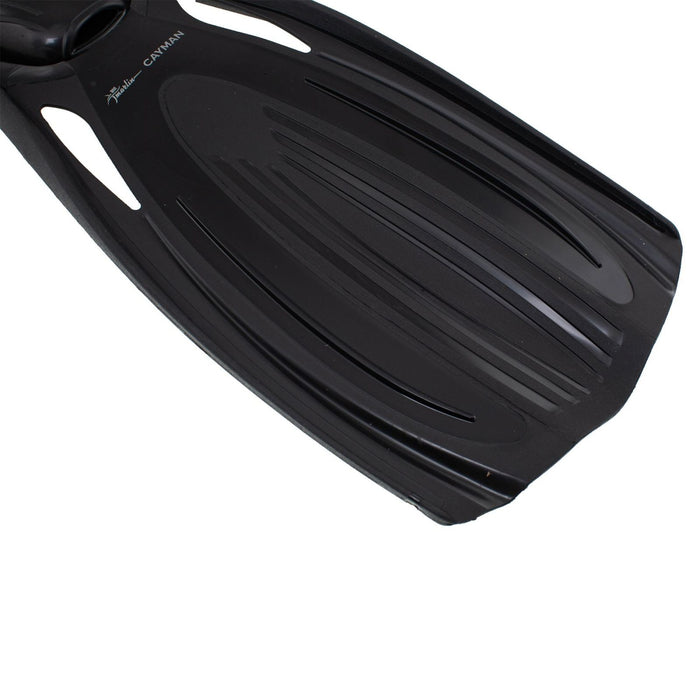 Aletas de snorkel Cayman Full Foot Negras Talla M-42-43 Marlin 216299