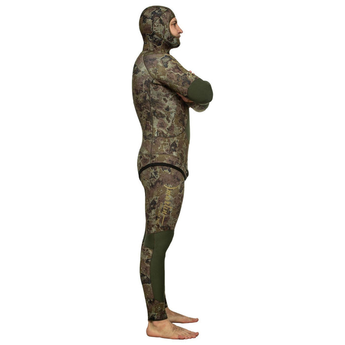 Traje de Neopreno Completo para Esnórquel Camoskin Pro Hombre 5mm Camuflaje Verde Talla LX Marlin 216458