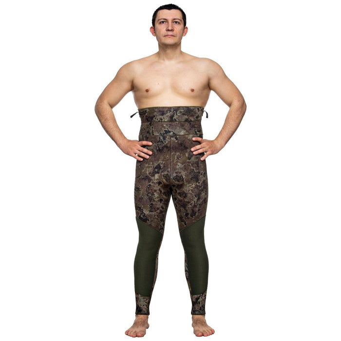Traje de neopreno completo para pesca submarina Skilur Pro 5mm Verde-Camuflaje Talla ML Marlin 216464