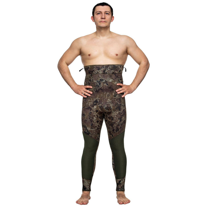 Traje de neopreno completo para pesca submarina Skilur Pro 7mm Verde-Camuflaje Talla ML Marlin 216472